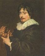 Anthony Van Dyck Portrat des Bildhauers Francois Duquesnoy oil painting artist